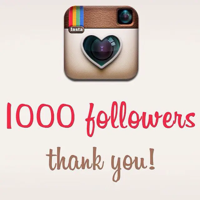 1000 instagram followers